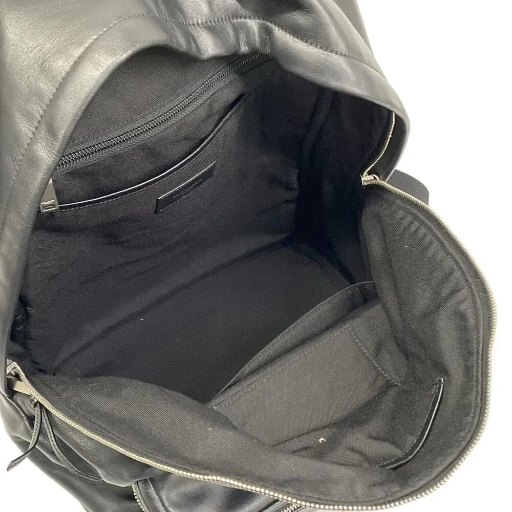 Saint Laurent PARIS Classic Hunter Backpack Backpack 465448 Leather Nylon - Picture 7 of 15